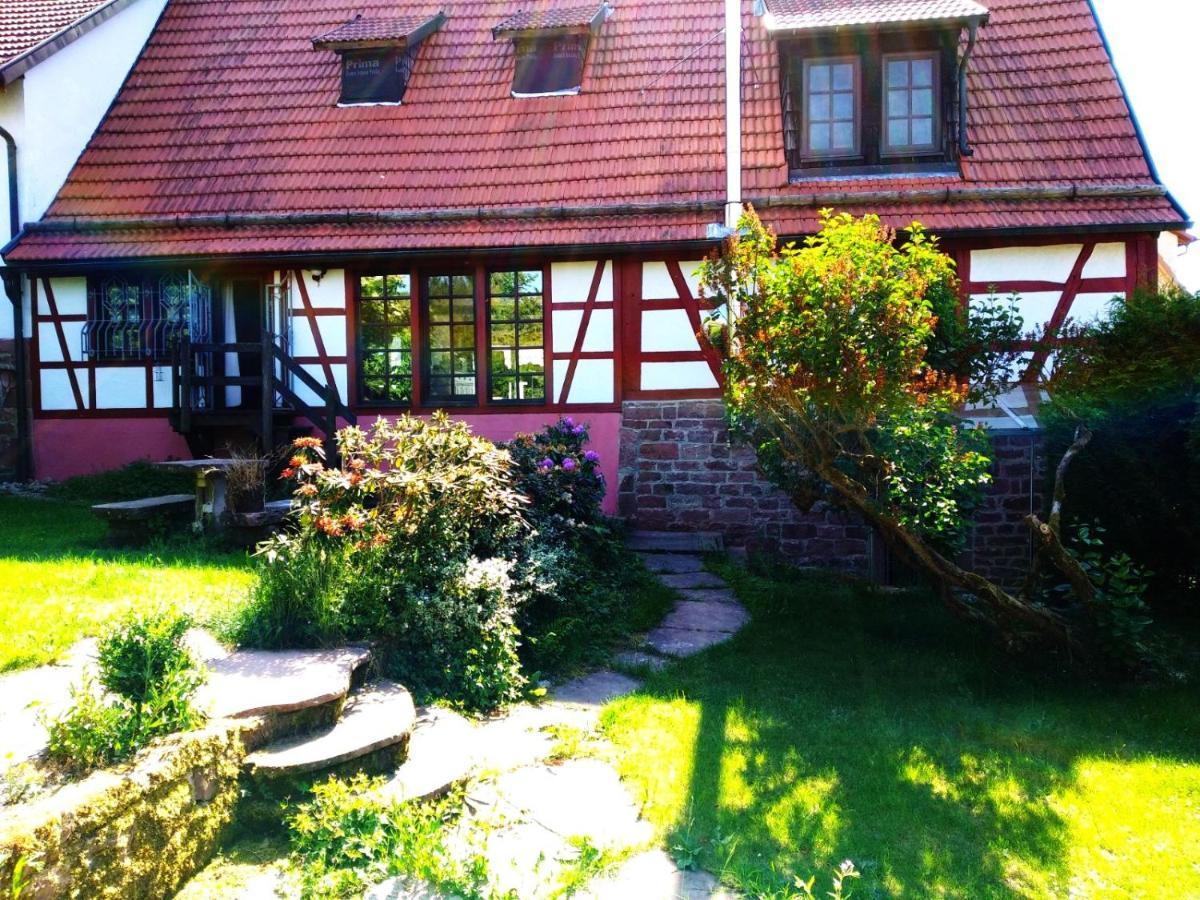 Ferienhaus Marre - Mit Grill, Feuerstelle Und Gartensauna Waldbrunn  エクステリア 写真