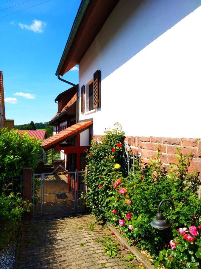 Ferienhaus Marre - Mit Grill, Feuerstelle Und Gartensauna Waldbrunn  エクステリア 写真
