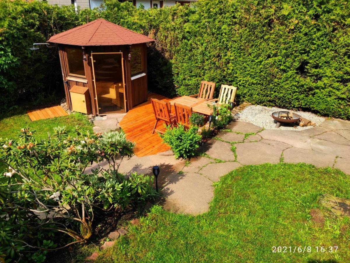Ferienhaus Marre - Mit Grill, Feuerstelle Und Gartensauna Waldbrunn  エクステリア 写真